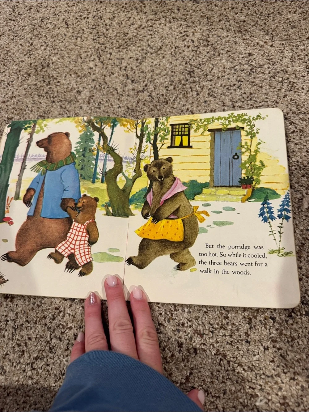 Goldilocks and The Three Bears - Orange Storyland Kids Book